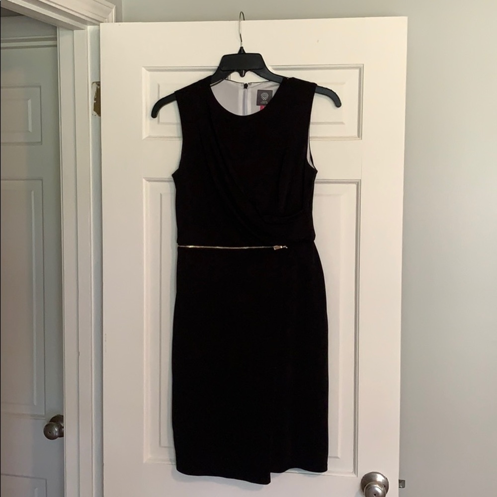 Vince Camuto Black/White Jersey Dress